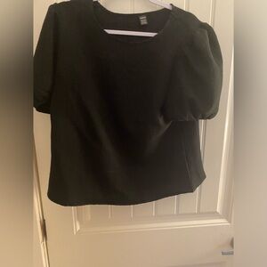 black shein top